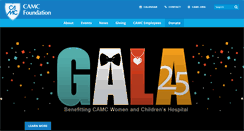 Desktop Screenshot of camcfoundation.org